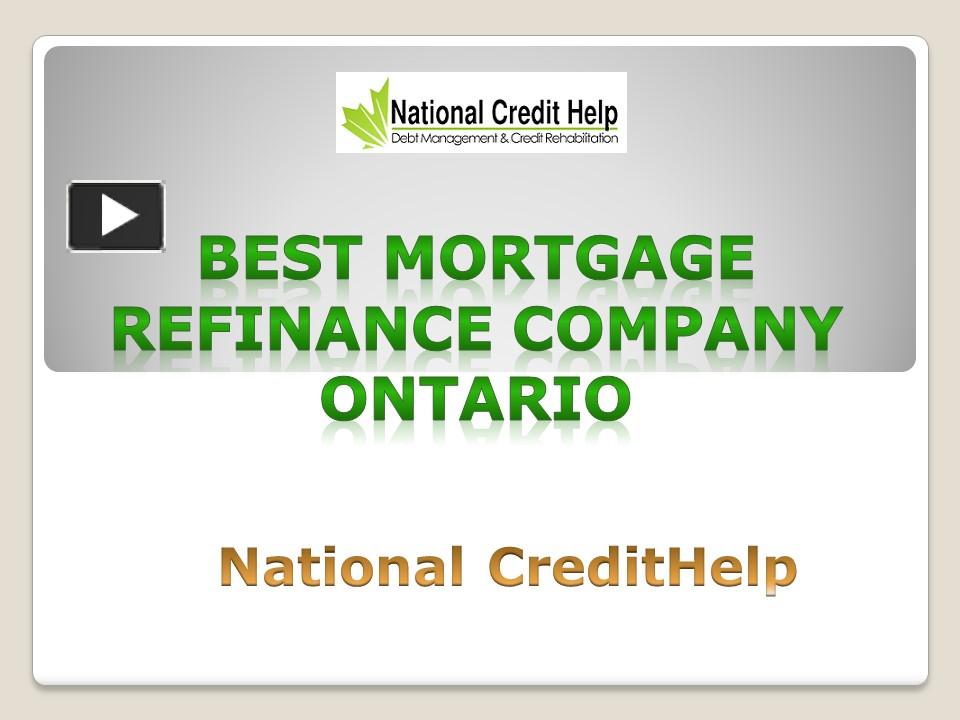 Ppt Best Mortgage Refinance Company Ontario Powerpoint Presentation