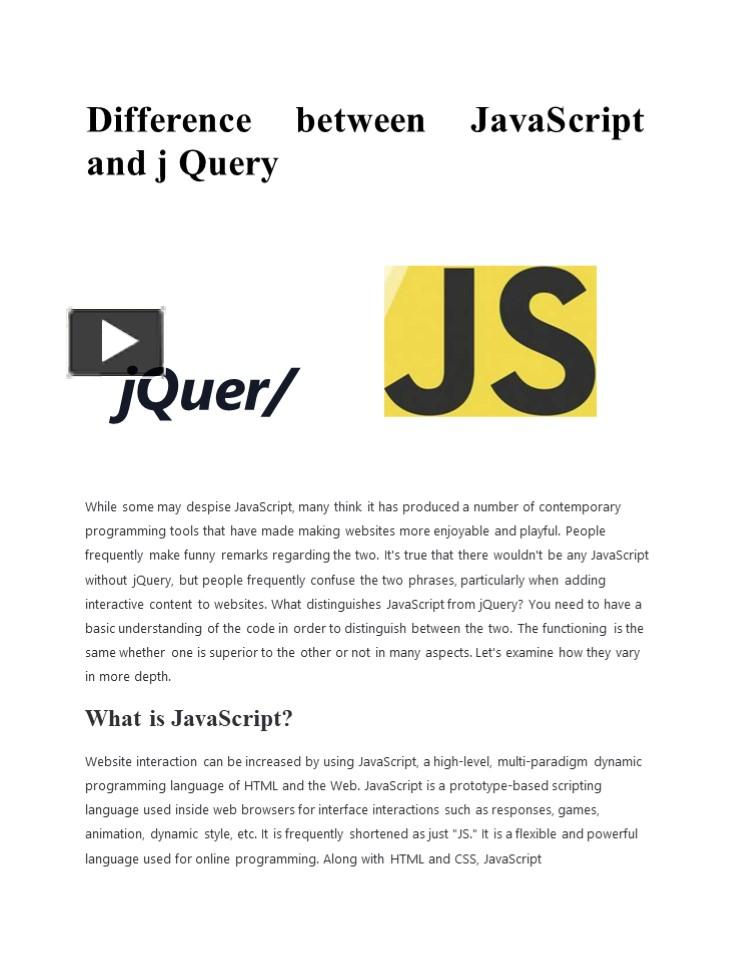 ppt-difference-between-jquery-and-javascript-powerpoint-presentation-free-to-download-id