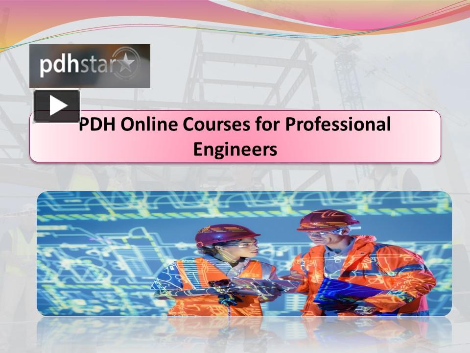 PPT – PDH Online Courses For Professional Engineers PowerPoint ...