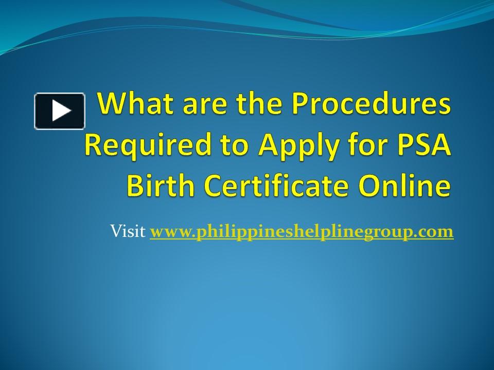 What Type Of Paper Is Used For Psa Birth Certificate