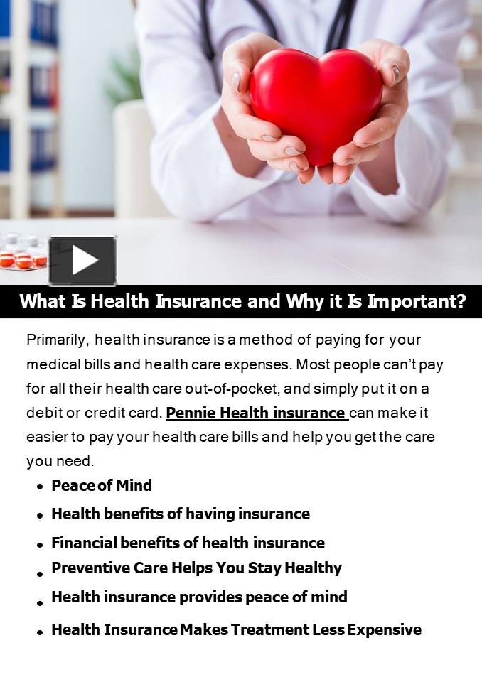 Ppt What Is Health Insurance And Why It Is Important Powerpoint Presentation Free To 7608