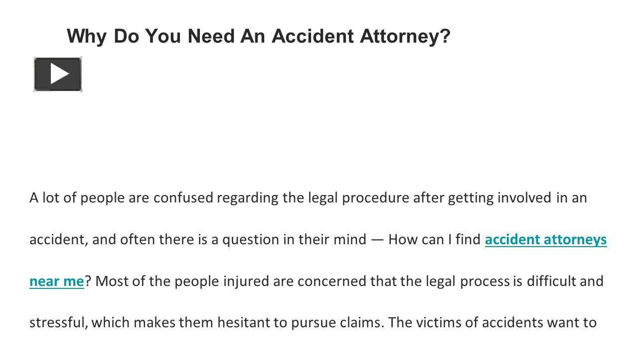 Ppt Why Do You Need An Accident Attorney Bennett Hodgins Powerpoint Presentation Free To 3654