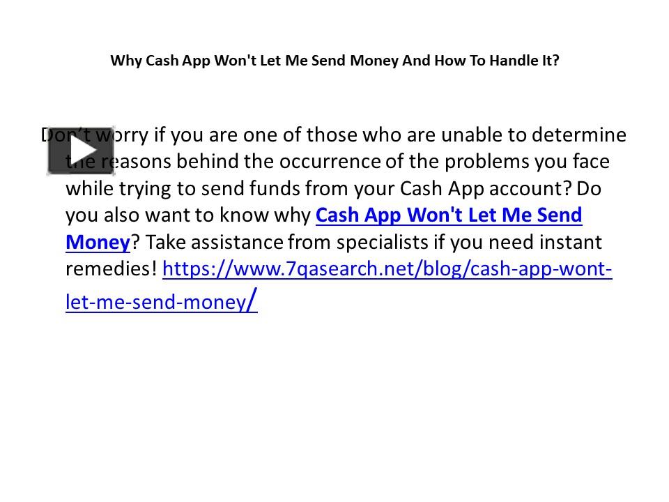 ppt-why-cash-app-won-t-let-me-send-money-and-how-to-handle-it