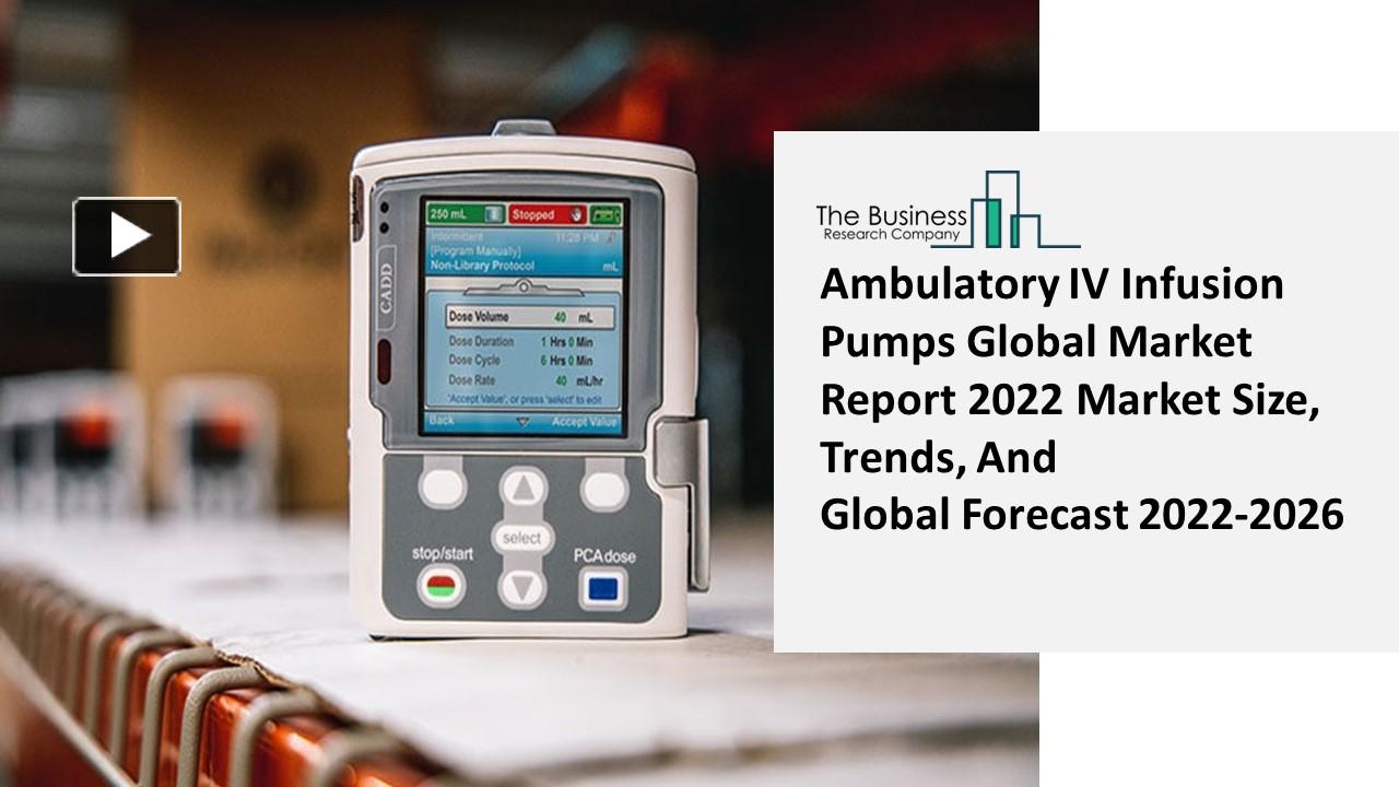 PPT Global Ambulatory IV Infusion Pumps Market Highlights And