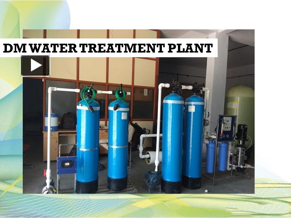 Ppt Dm Water Treatment Plant Chennai Tamil Nadu India Uea Powerpoint Presentation Free