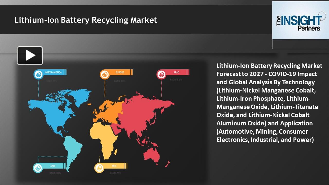 PPT – Lithium-Ion Battery Recycling Market Forecast To 2027 PowerPoint ...