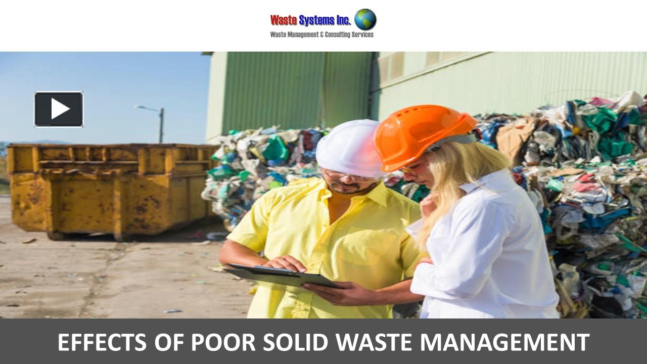 ppt-effects-of-poor-solid-waste-management-powerpoint-presentation