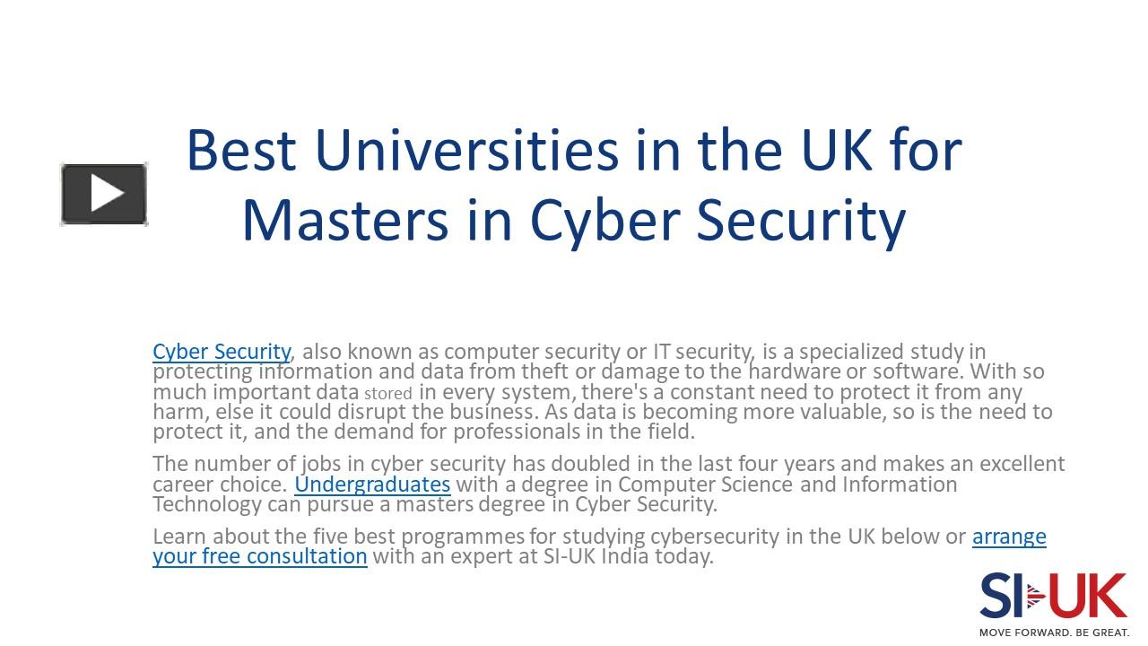 ppt-best-universities-in-the-uk-for-masters-in-cyber-security