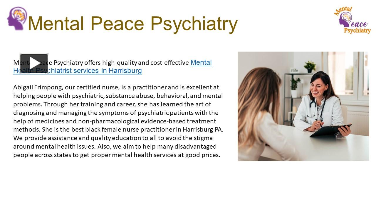 Ppt Best Mental Health Psychiatrist In Harrisburg Pa Powerpoint Presentation Free To 6210