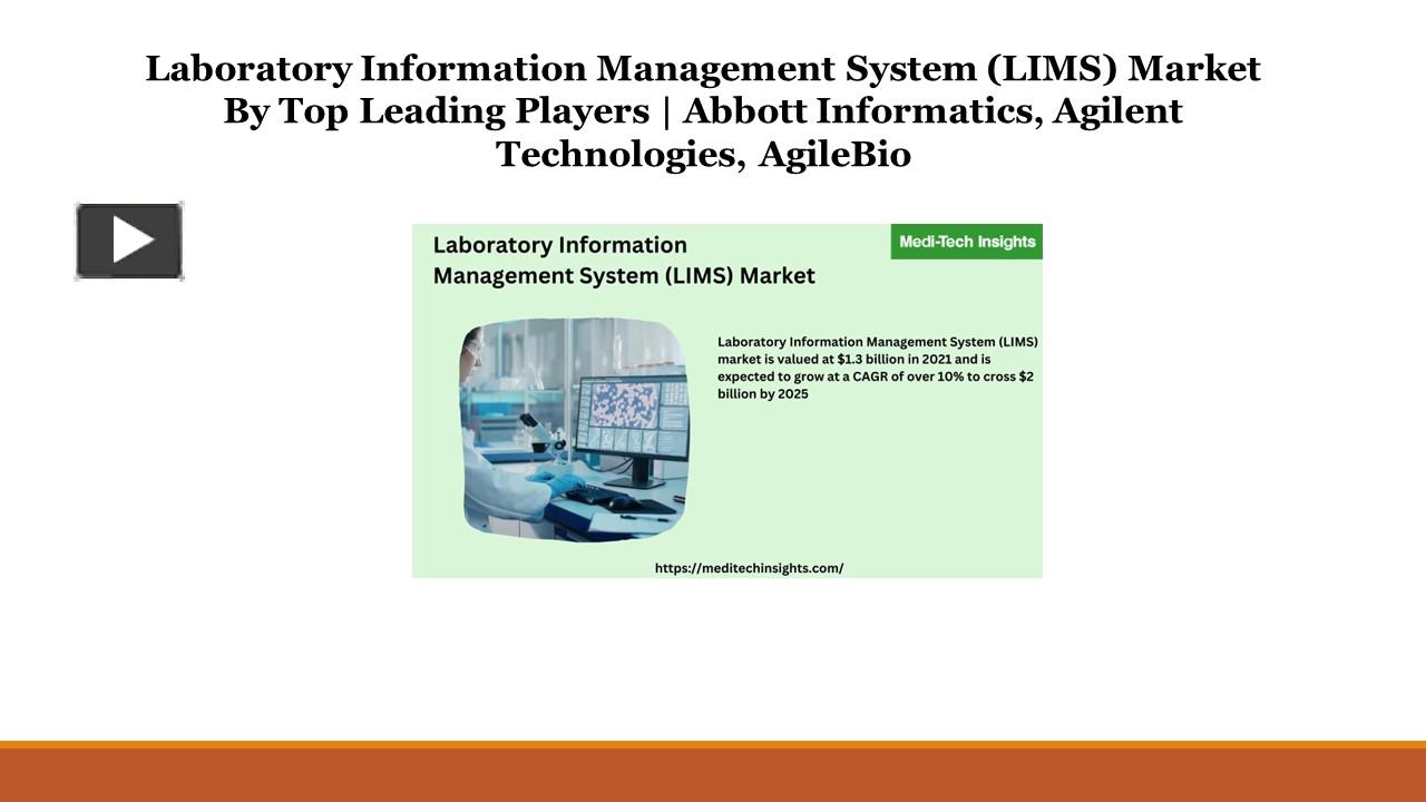 PPT – Laboratory Information Management System (LIMS) Market By Top ...