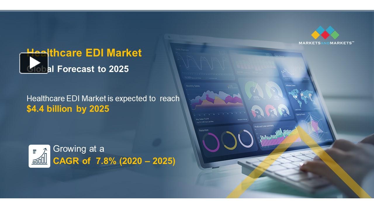 PPT Healthcare EDI Market worth 4.4 billion by 2025 PowerPoint