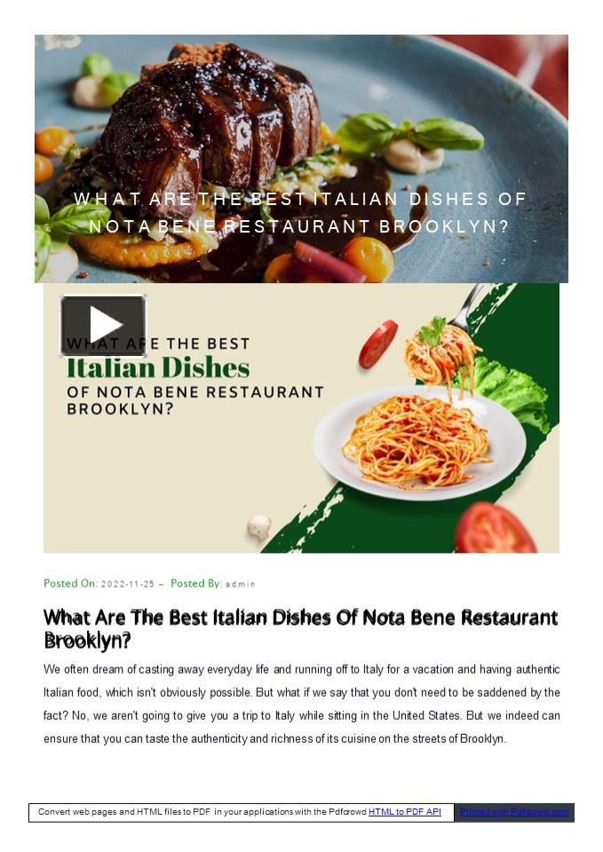 ppt-what-are-the-best-italian-dishes-of-nota-bene-restaurant-brooklyn