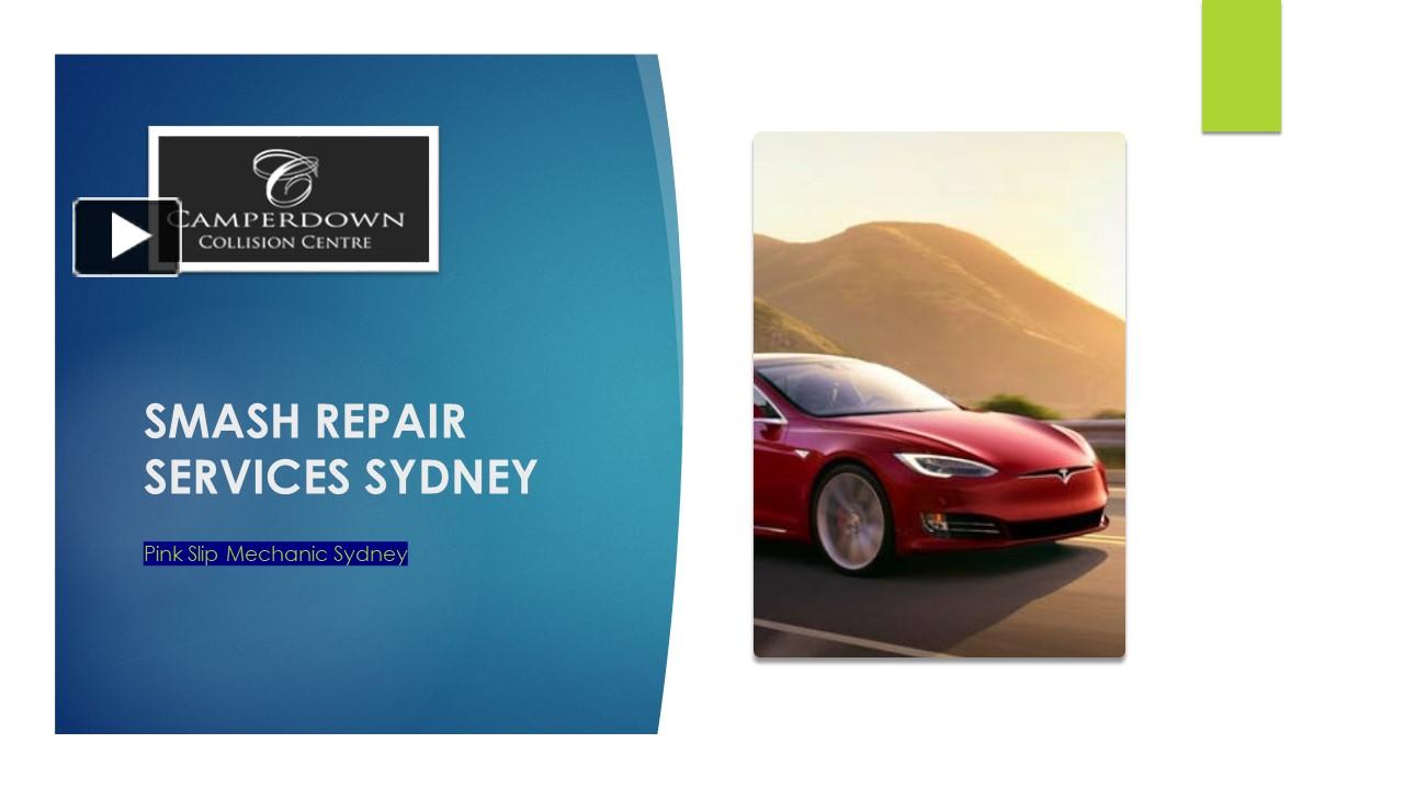 PPT Smash Repair Services Sydney PowerPoint Presentation Free To