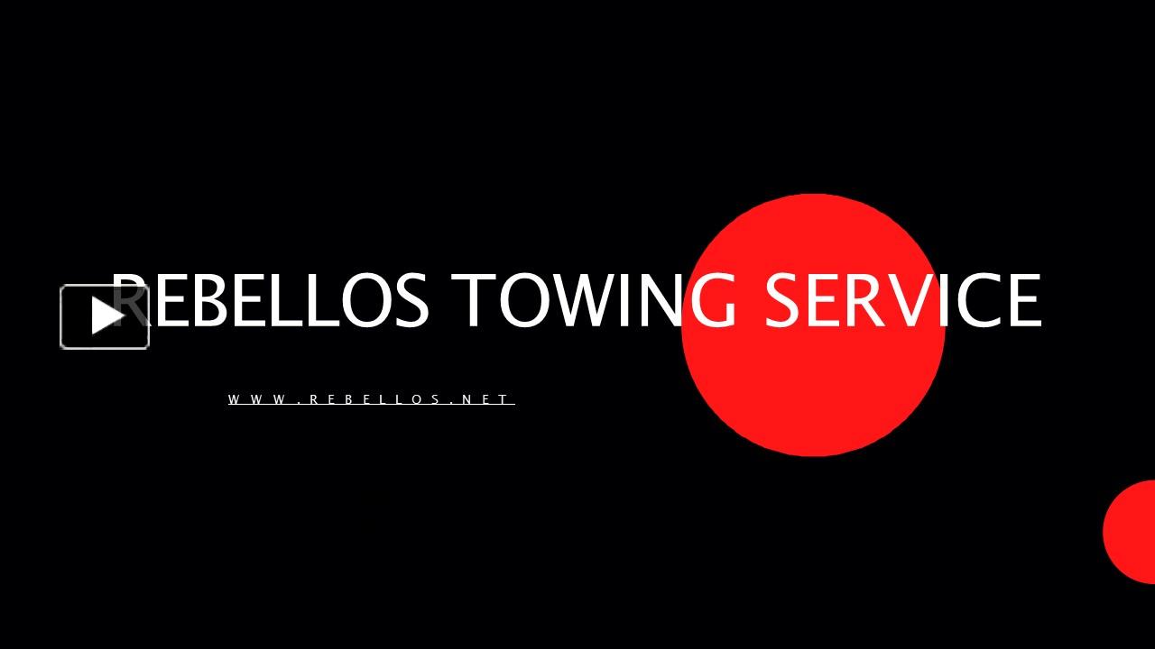 PPT – Enforcement Towing And Emergency Towing Services San Clara ...