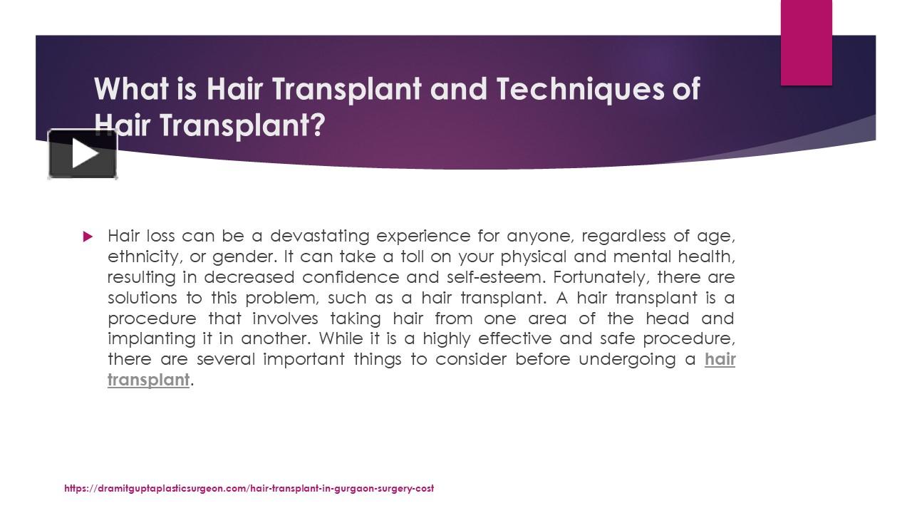 Ppt What Is Hair Transplant And Techniques Of Hair Transplant Powerpoint Presentation Free 6178