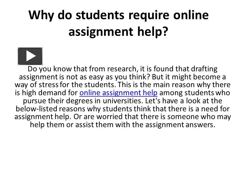 Ppt Online Assignment Help Powerpoint Presentation Free To Download Id 964165 Zwezm