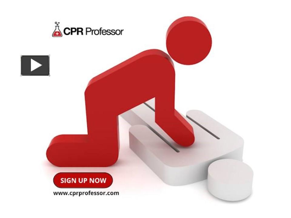 Ppt Cpr First Aid Certification Course From Cpr Professor Powerpoint