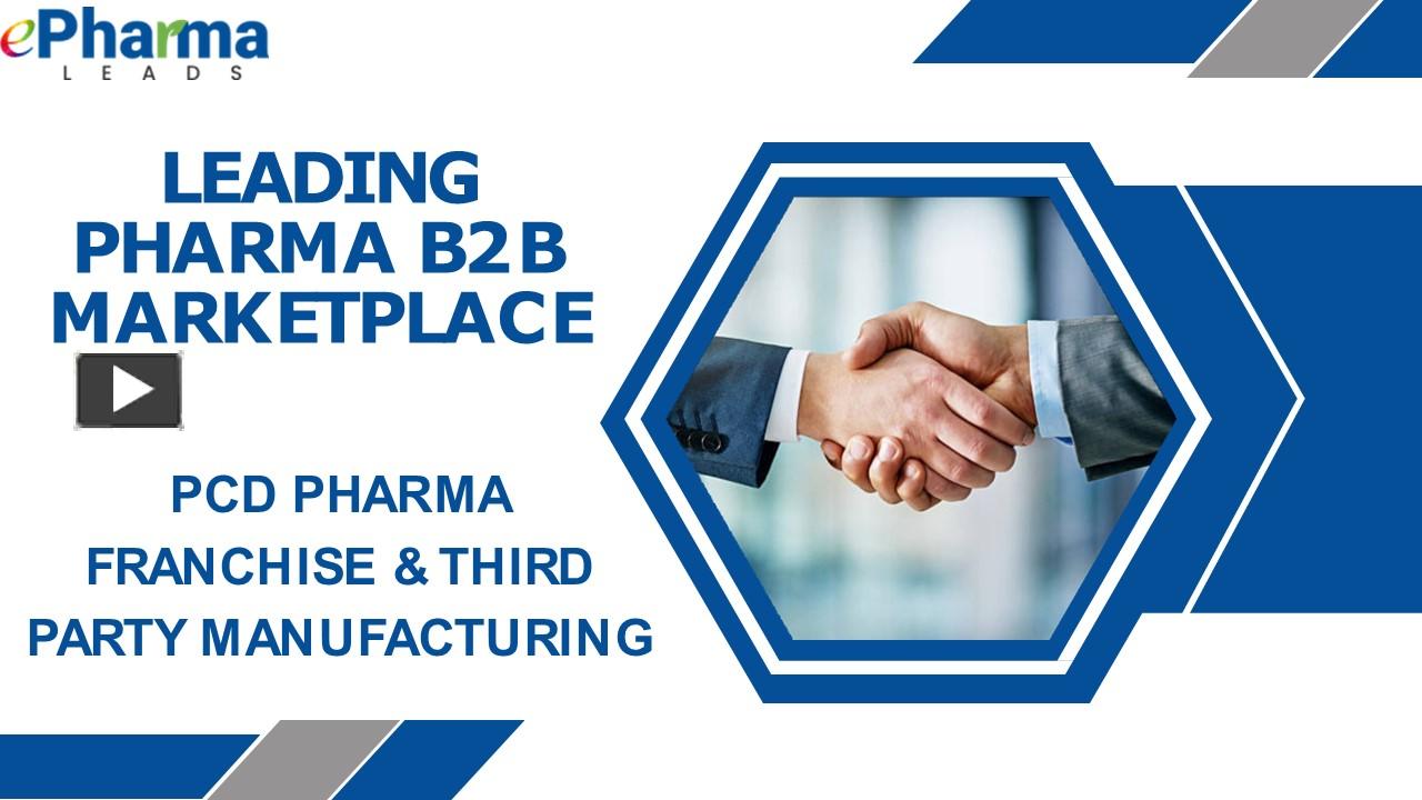 PPT – B2B Pharma Marketplace | Leads Generation | EPharmaLeads ...