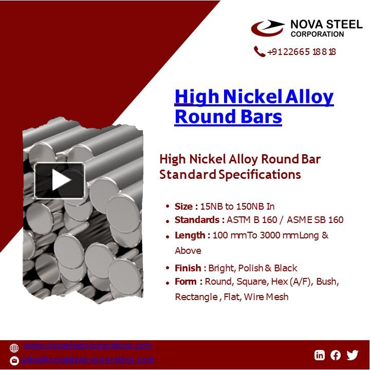 Ppt High Nickel Alloy Round Bars Xm Nitronic Round Bar Corten