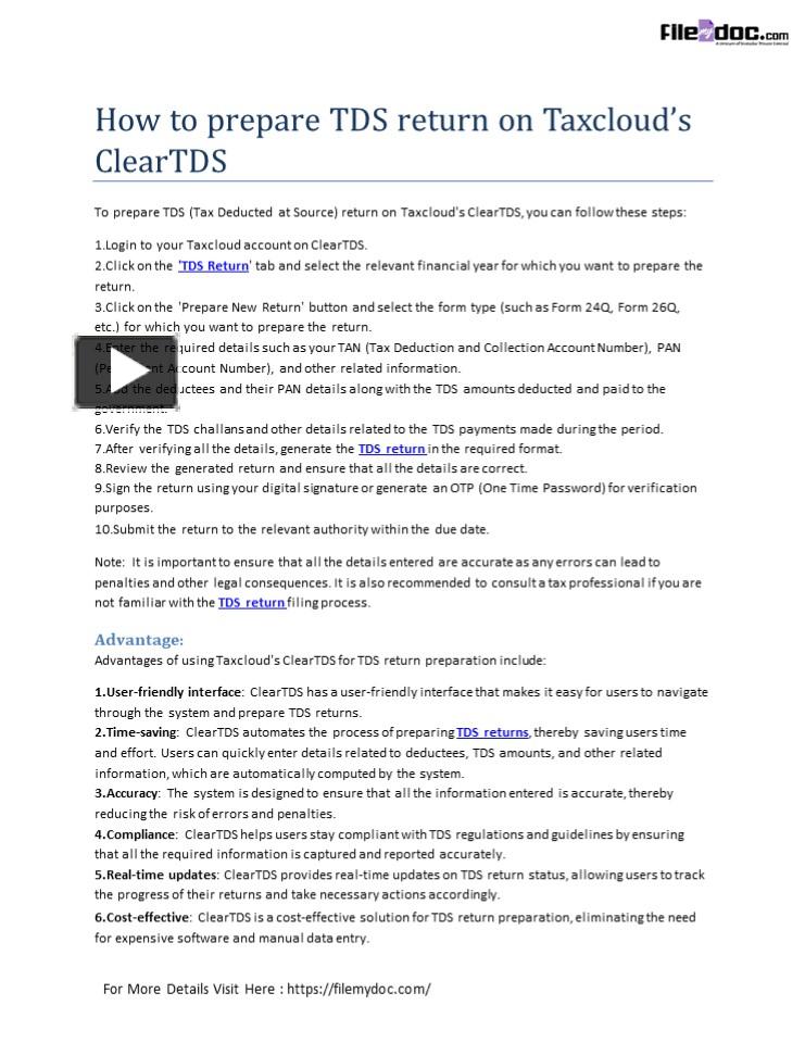 ppt-how-to-prepare-tds-return-on-taxcloud-s-cleartds-powerpoint