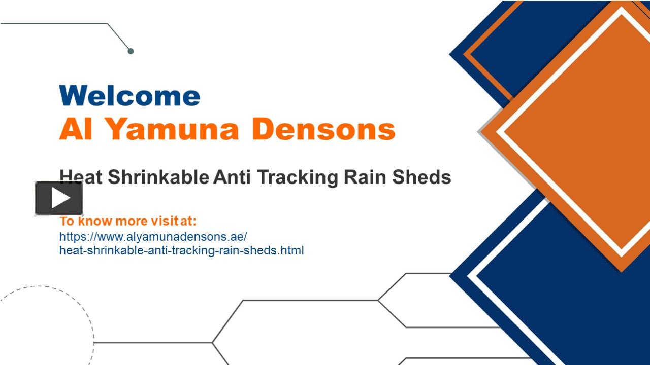 PPT Heat Shrinkable Anti Tracking Rain Sheds PowerPoint Presentation