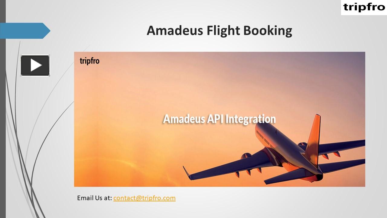 PPT – Amadeus Flight Booking PowerPoint Presentation | Free To Download ...