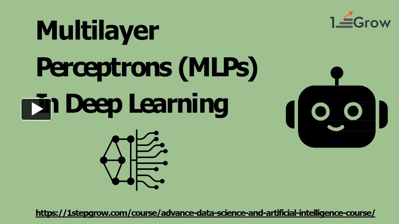 PPT – Multilayer Perceptrons In Deep Learning PowerPoint Presentation ...