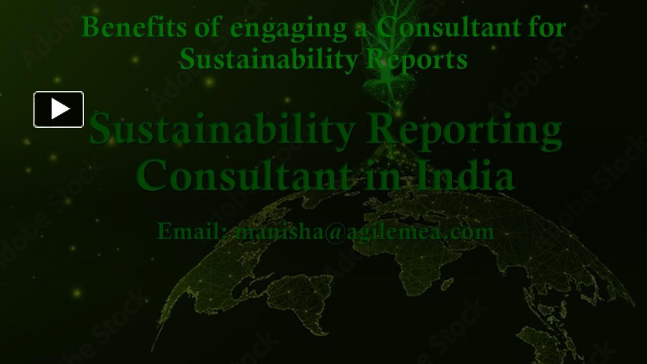 PPT – Benefits Of Engaging A Consultant For Sustainability Reports ...