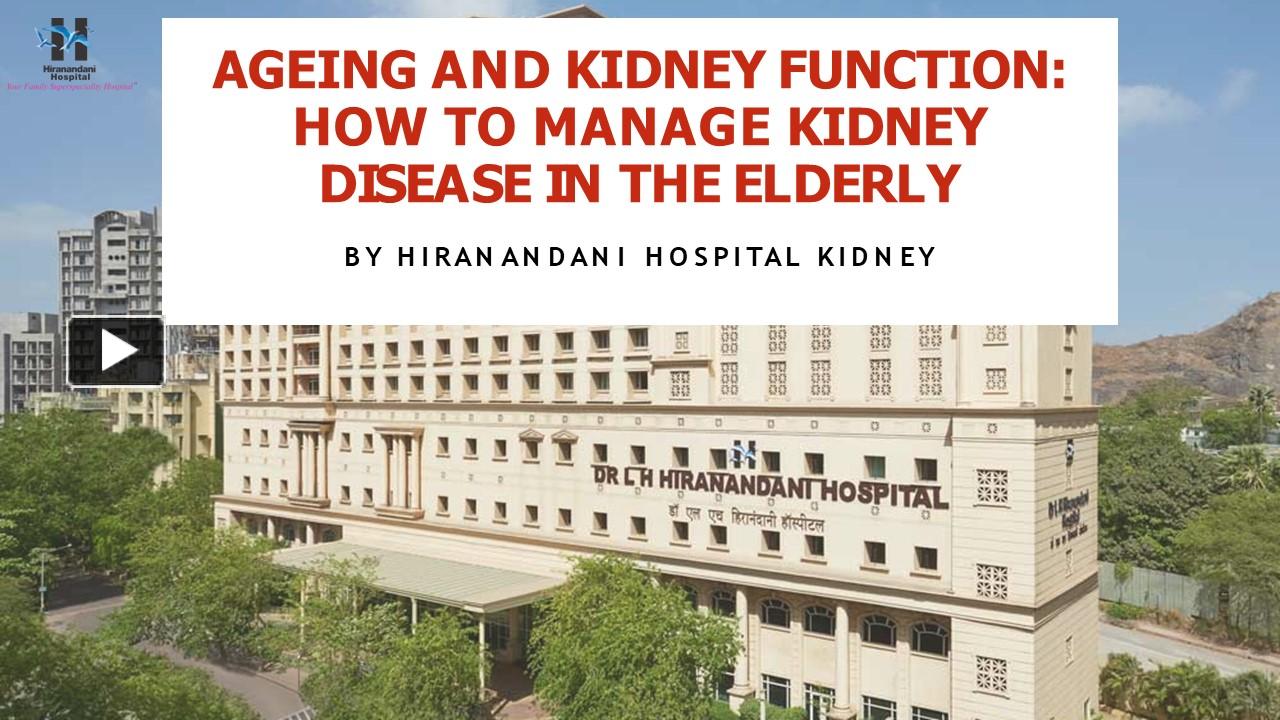 How To Manage Kidney Disease