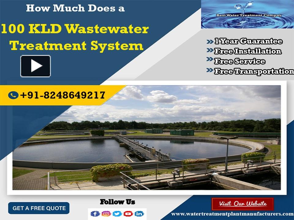 PPT Wastewater Treatment Plant Chennai, Tamil Nadu, Bangalore, Karnataka PowerPoint