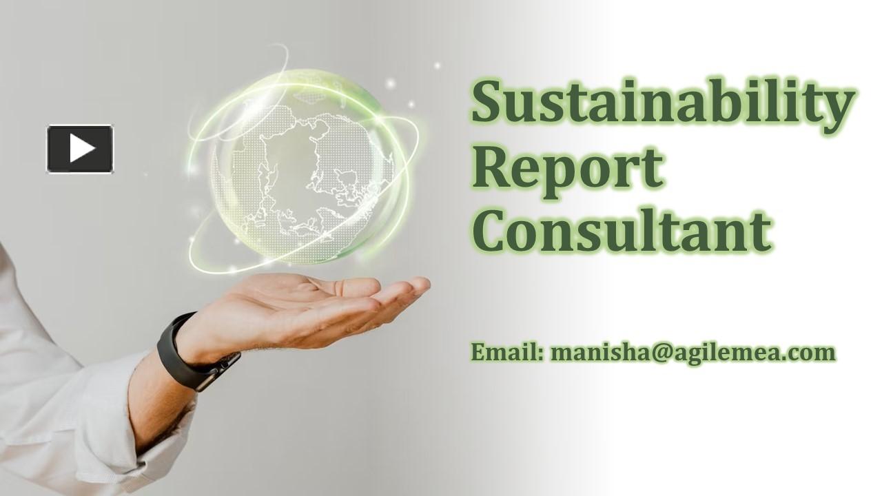 PPT – Consultant For Sustainability Reports, Agile Advisors PowerPoint ...