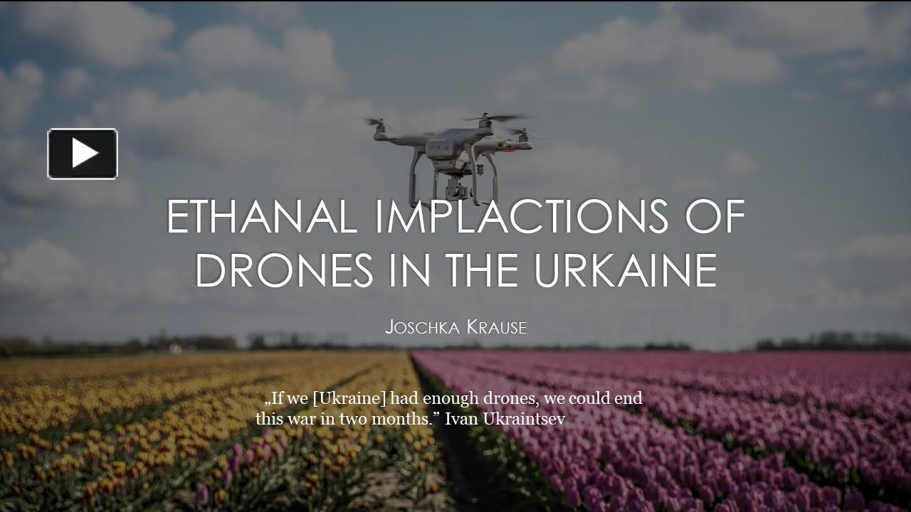 PPT – Ukraine Drones PowerPoint Presentation | Free To Download - Id ...