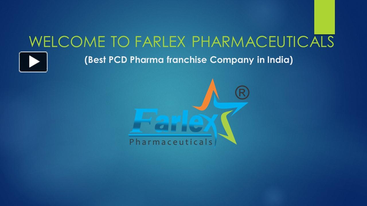 PPT Best PCD Pharma Franchise Company In India PowerPoint