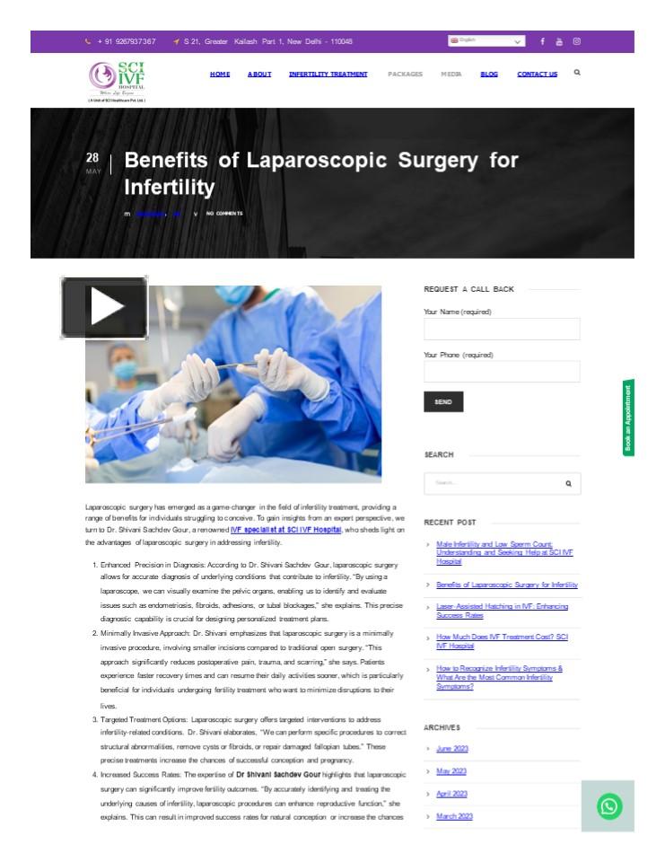 Ppt Benefits Of Laparoscopic Surgery For Infertility Powerpoint Presentation Free To 1167