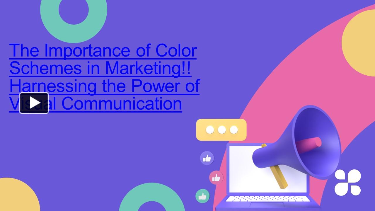 PPT – The Importance of Color Schemes in Marketing Harnessing the Power of Visual Communication 