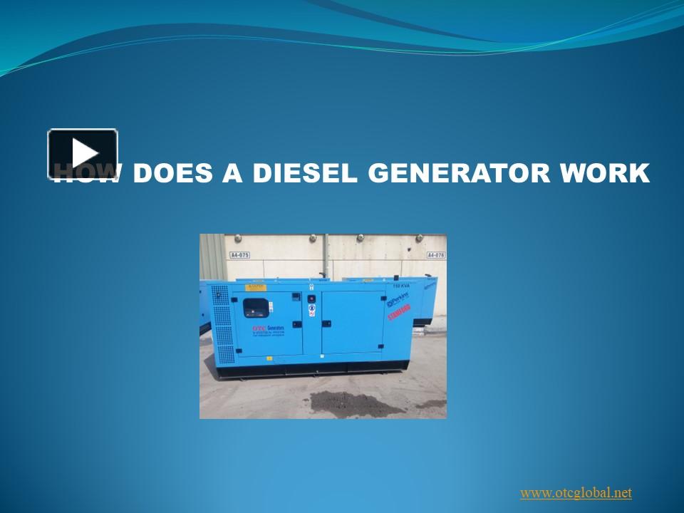 PPT How does a diesel generator work PowerPoint presentation free