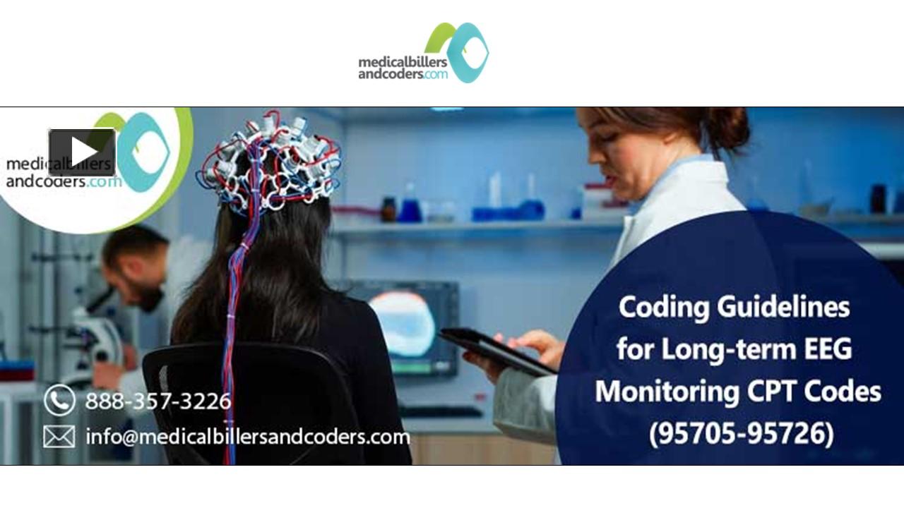 PPT Coding Guidelines for Longterm EEG Monitoring CPT Codes (95705