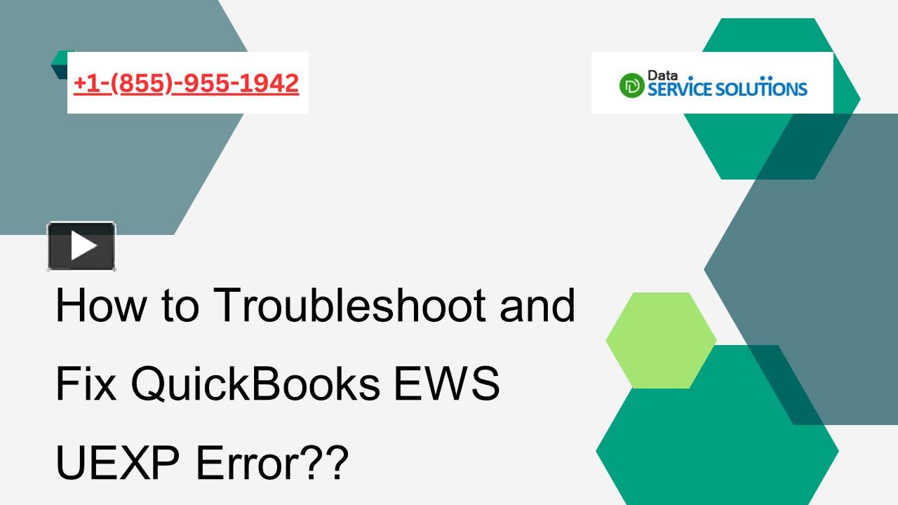 Ppt How To Troubleshoot Quickbooks Ews Uexp Error Powerpoint