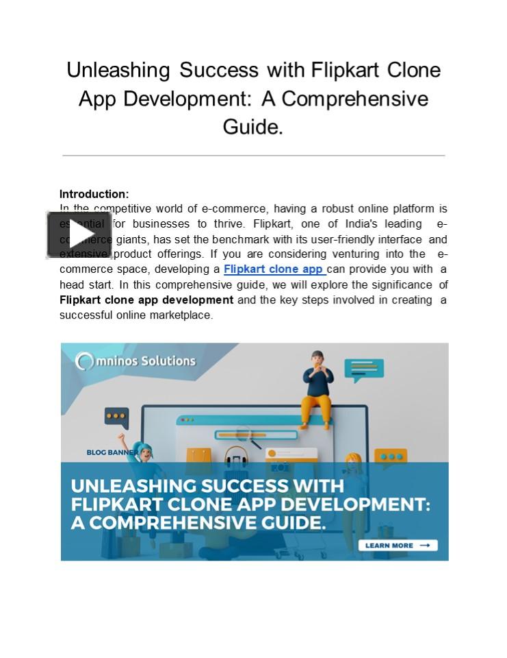PPT Unleashing Success With Flipkart Clone App Development A