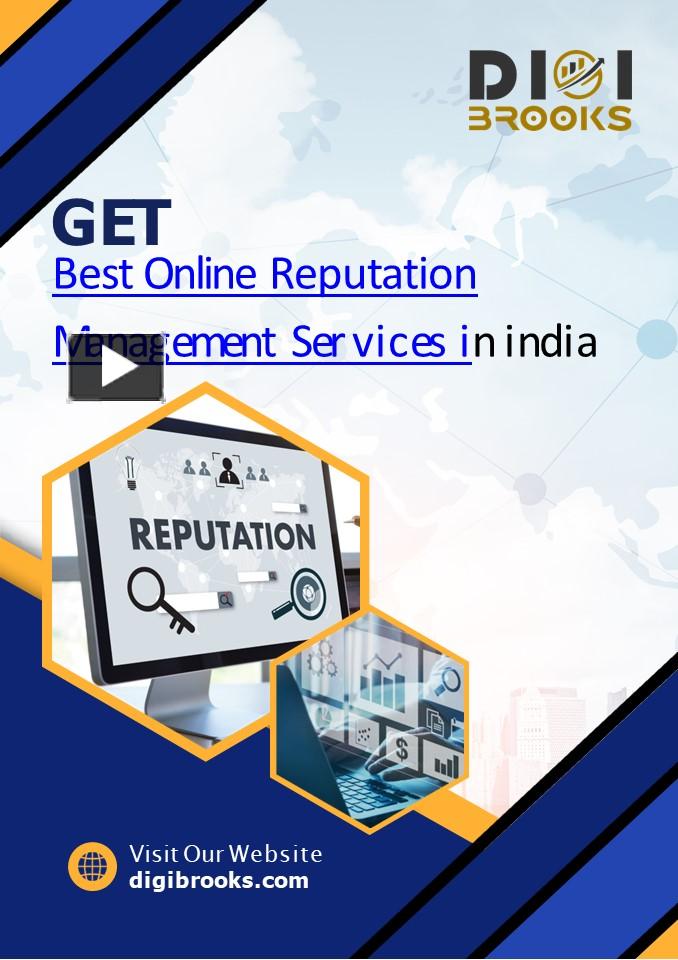 PPT Best Online Reputation Management Services In India DIGI Brooks