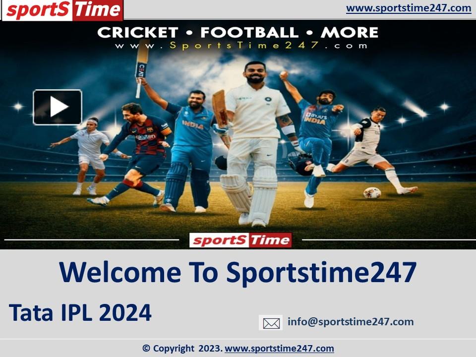 PPT Tata IPL 2024 PowerPoint presentation free to download id