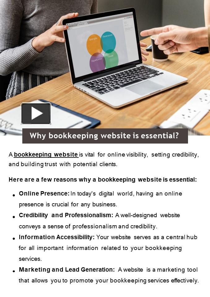 Ppt Why Bookkeeping Website Is Essential Powerpoint Presentation