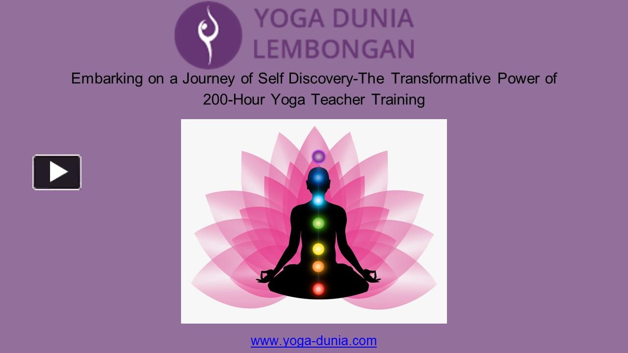 PPT The Transformative Power Of 200 Hour Yoga Teacher Training