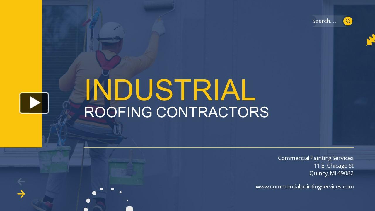 Ppt Welcome To Industrial Roofing Contractors Powerpoint Presentation