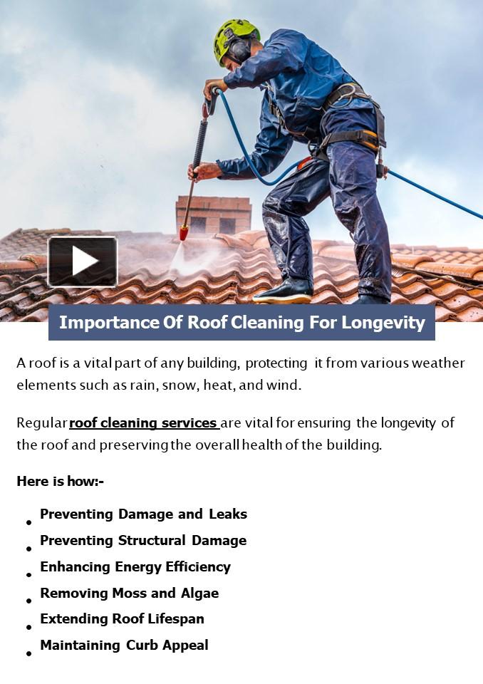 PPT Importance Of Roof Cleaning For Longevity PowerPoint Presentation