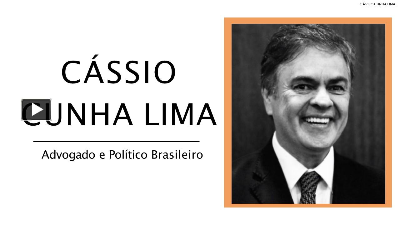 PPT – Cássio Cunha Lima Revela Grande Concurso PowerPoint Presentation ...