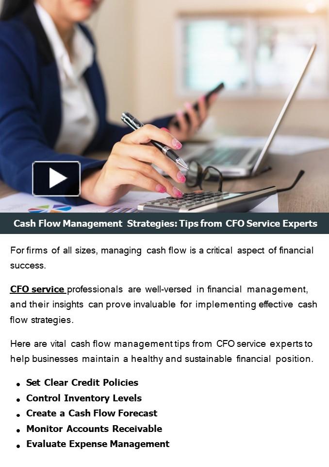 Ppt Cash Flow Management Strategies Tips From Cfo Service Experts