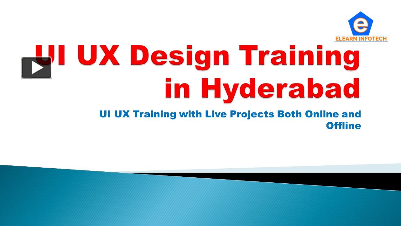 Ppt Ui Ux Design Training In Hyderabad Hitech City Powerpoint