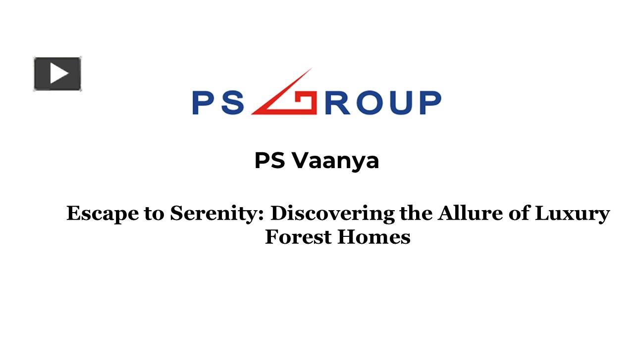 PPT – Escape to Serenity: Discovering the Allure of Luxury Forest Homes PowerPoint presentation 