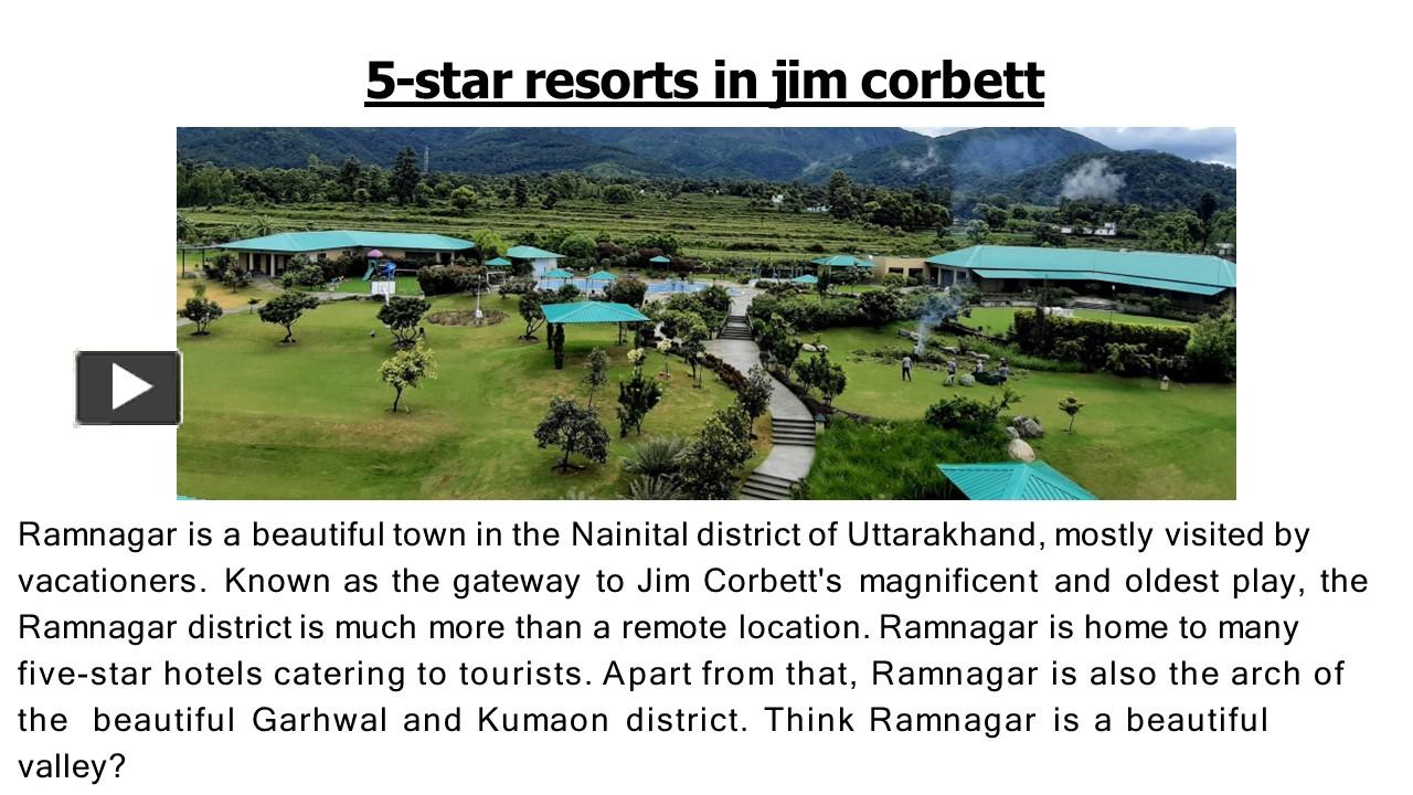 Ppt Star Resorts In Jim Corbett Powerpoint Presentation Free To